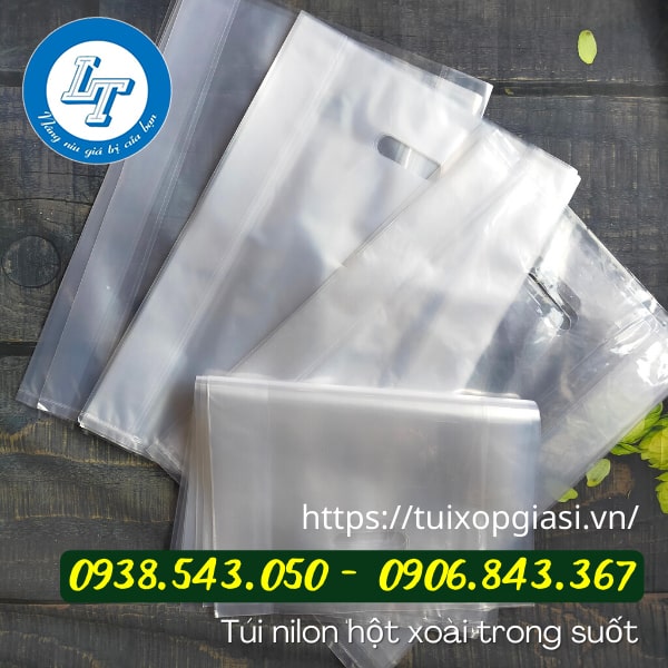 Cung cấp bao nilon hột xoài trong suốt