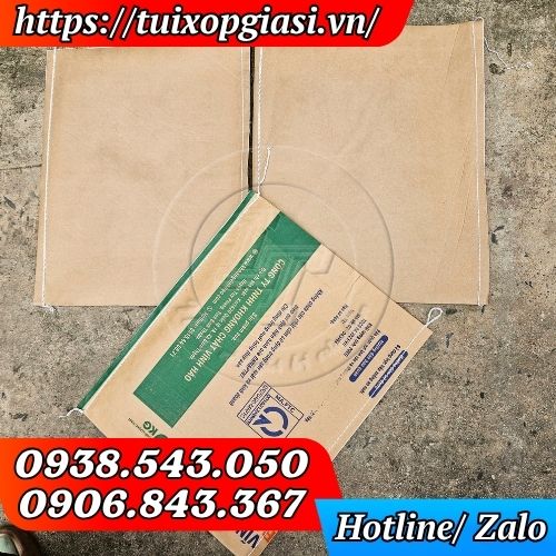 Bao tải giấy in chữ và không in chữ