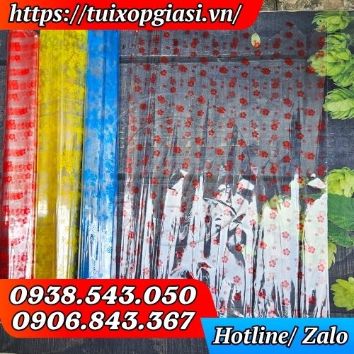 Túi bóng kính hoạ tiết gói quà tết