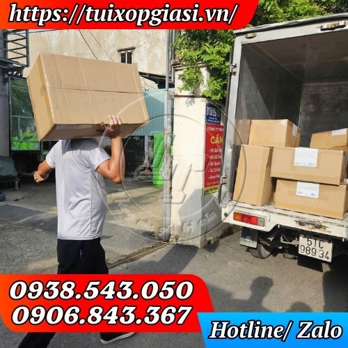 Lên hàng túi ép 3 biên cho khách sỉ