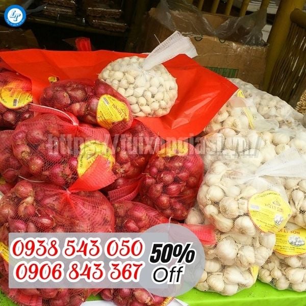 Túi lưới đựng hành tỏi