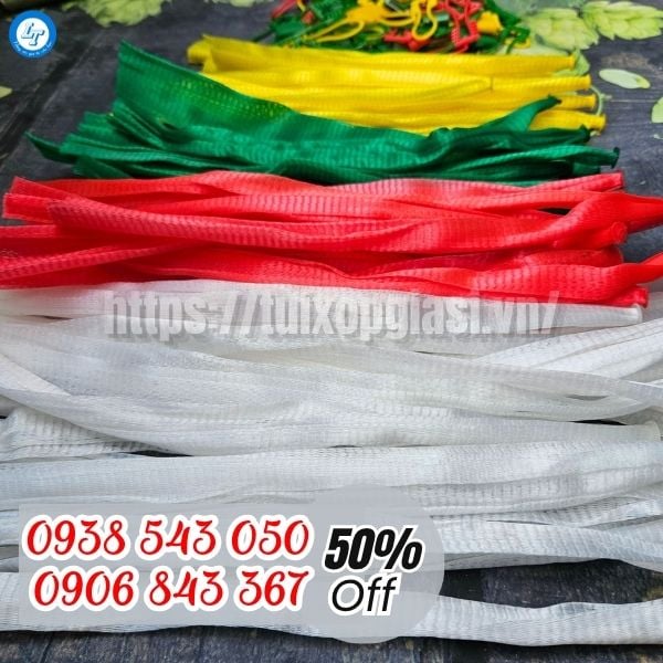 Túi lưới đựng hành tỏi đủ màu, đủ kích thước