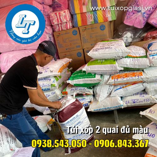 Cung cấp túi xốp 2 quai đủ màu giá rẻ