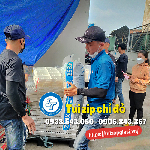 Cung cấp túi zip chỉ đỏ giá rẻ