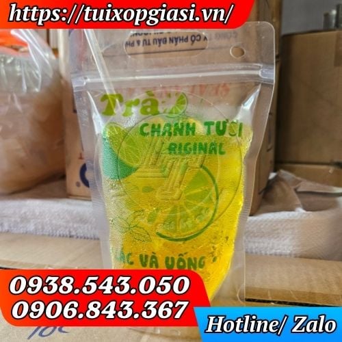 Túi zip đựng trà chanh