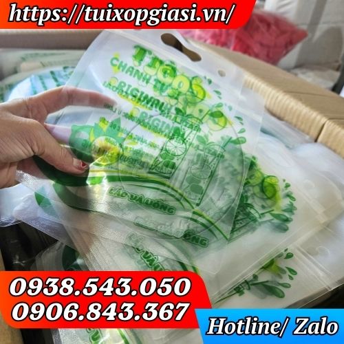 Cung cấp túi zip đựng trà chanh giá sỉ tại TPHCM