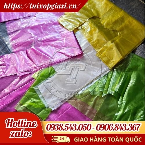 Túi bóng mỡ màu trơn thường