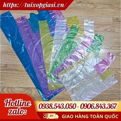 Túi bóng mỡ màu trơn thường