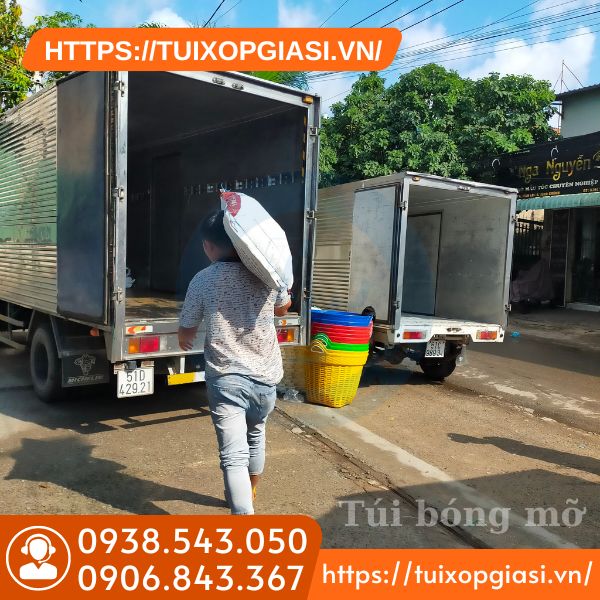 Đi đơn túi bóng mỡ cho khách sỉ