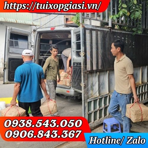 Lên hàng túi opp dán keo đựng bao lì xì cho khách HCM