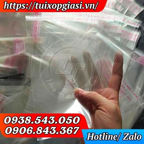 Túi opp dán keo đựng bao lì xì