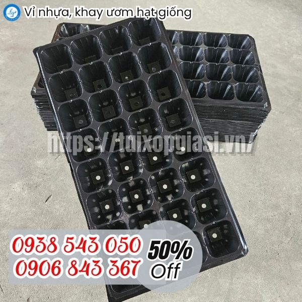 khay nhựa ươm hạt giống 32 lỗ