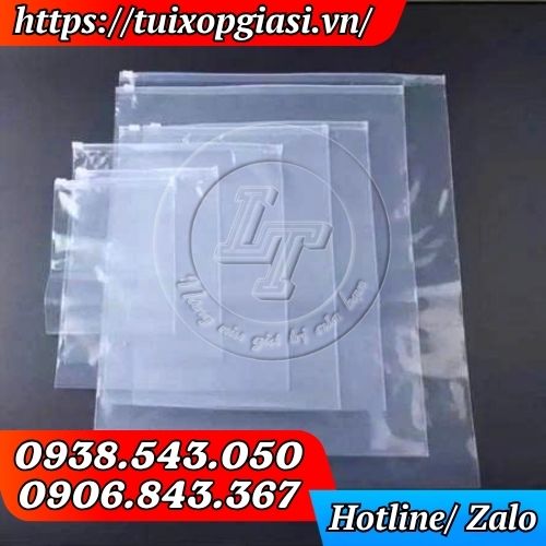 Túi zipper khoá kéo đa dạng kích cỡ