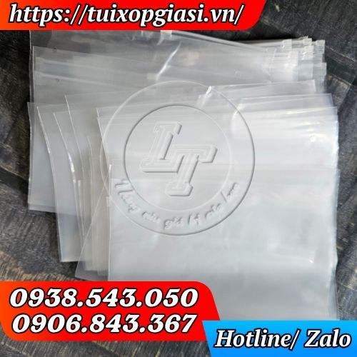 Điểm bỏ sỉ túi zipper khoá kéo đựng quần áo, mỹ phẩm uy tín