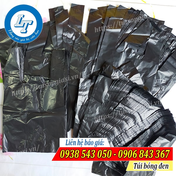 Giá bán sỉ 1kg túi bóng đen đóng hàng, đựng rác Giá bán sỉ 1kg túi bóng đen đóng hàng, đựng rác
