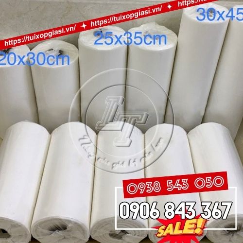 Túi xé siêu thị đa dạng kích cỡ