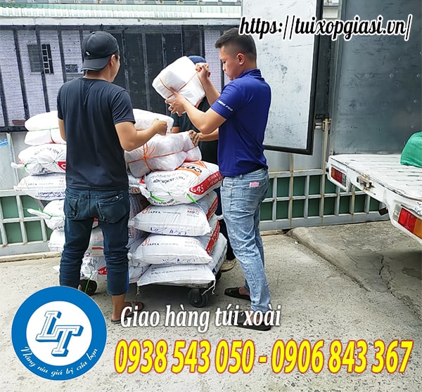 Giao hàng túi hột xoài