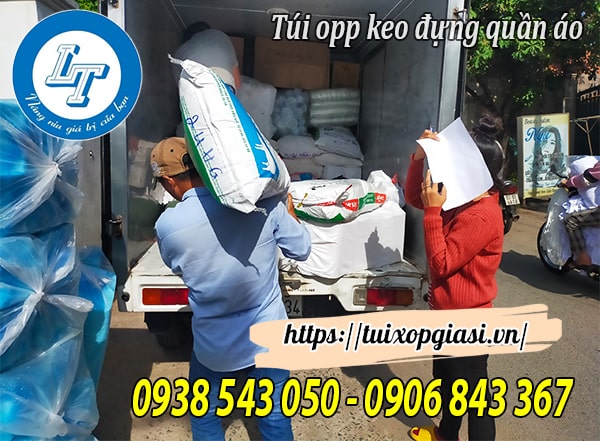 Giao hàng túi opp keo giá rẻ hcm