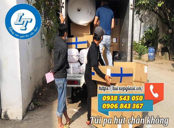 Giao hàng túi pa hút chân không