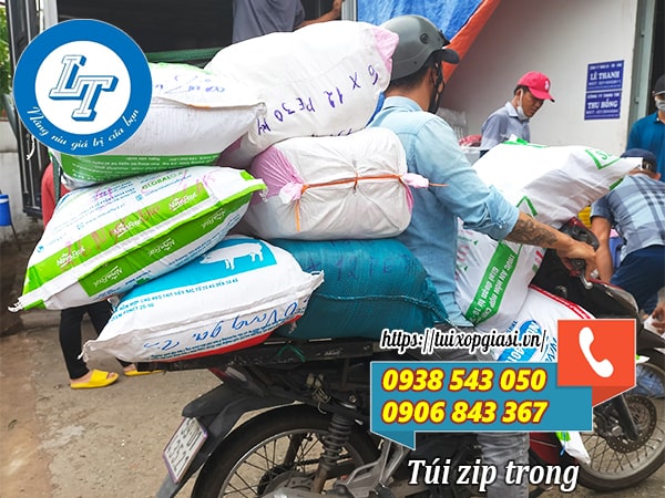 Giao hàng túi zip giá rẻ cho khách lẻ