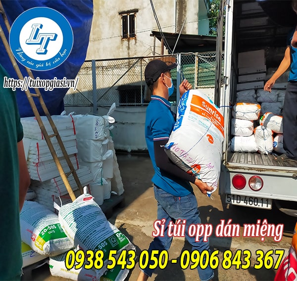 Giao sỉ túi opp dán miệng khu vực miền nam