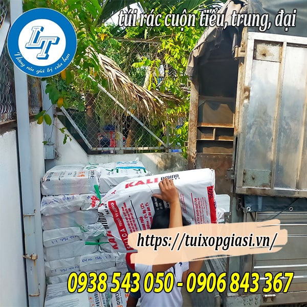 Giao sỉ túi rác cuộn cho khách tphcm