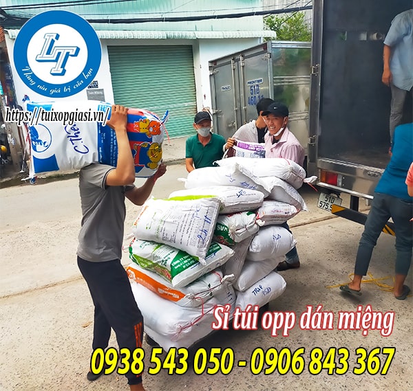 Giao túi opp dán miệng khu vực miền nam