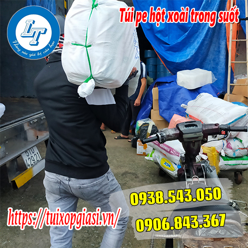 Giao túi pe hột xoài cho khách sỉ