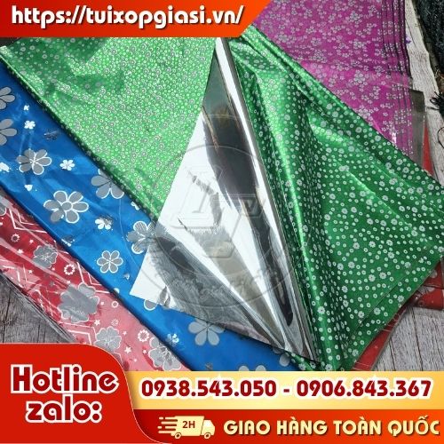 Giấy kiếng gói quà, bánh mứt tết