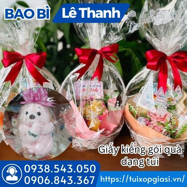 Giấy kiếng gói quà dạng túi