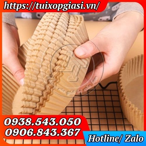 Giấy lót nồi chiên không dầu xấp 50 cái