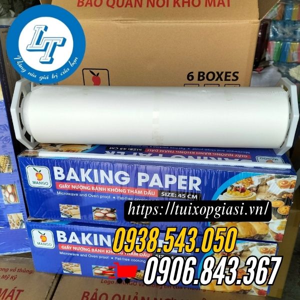 Giấy nến, giấy nướng bánh cuộn to giá rẻ