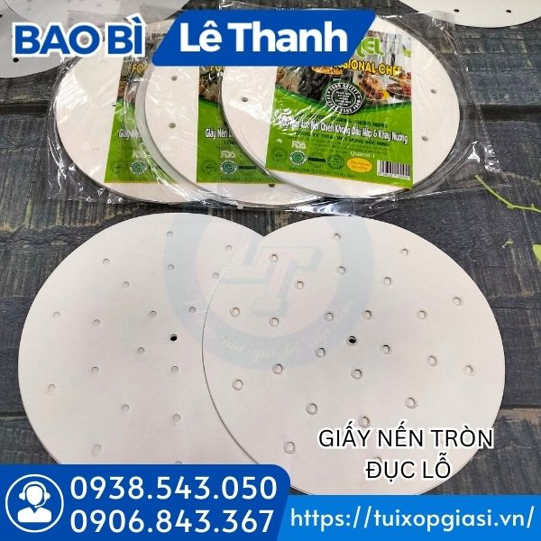 Giấy nến tròn đục lỗ giá rẻ