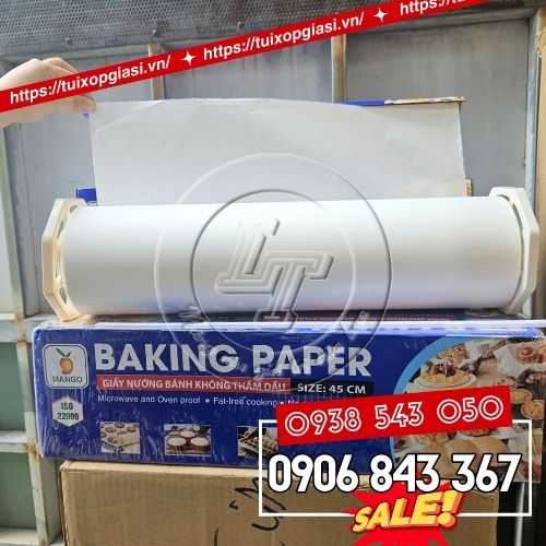 Giấy nướng bánh chống dính cuộn to