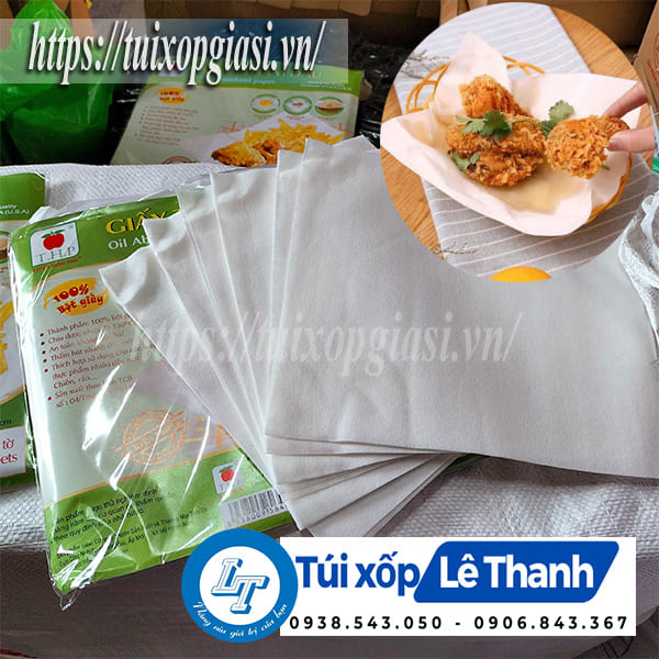 Giấy thấm dầu mỡ thực phẩm giá rẻ