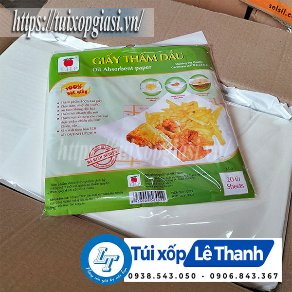giấy thấm dầu mỡ thực phẩm giá rẻ