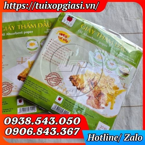Giấy thấm dầu thực phẩm bịch 20 tờ