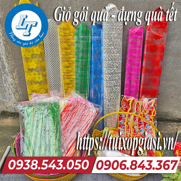 Giỏ gói quà, đựng quà tết giá rẻ