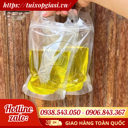 Túi zip đựng tà chanh loại trơn