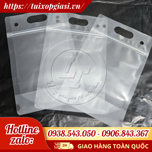 Túi zip đựng trà chanh lại trơn