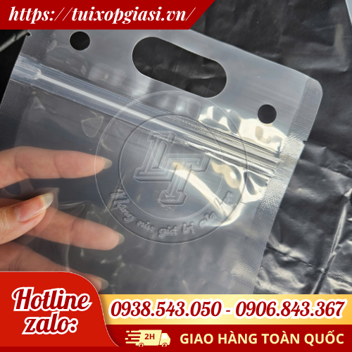 Túi zip đựng trà chanh loại trơn