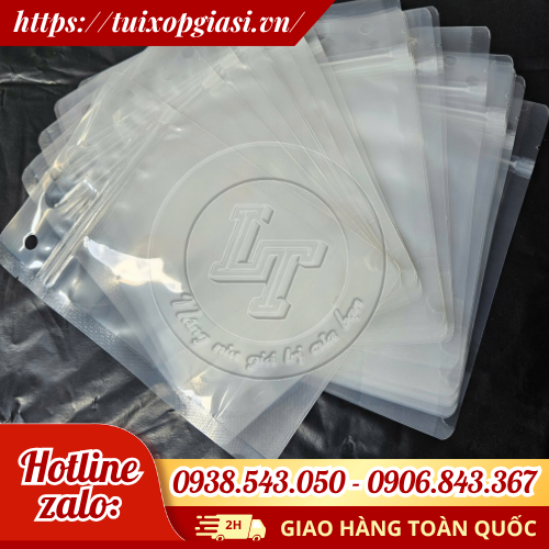 Túi zip đựng trà chanh loại trơn