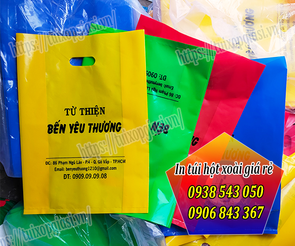 In túi hột xoài giá rẻ theo yêu cầu