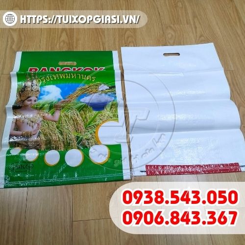 Bao đựng gạo ghép màng BOPP