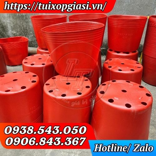Kho sỉ chậu nhựa dẻo C11 trồng hoa tết bao 1000 cái giá tại xưởng