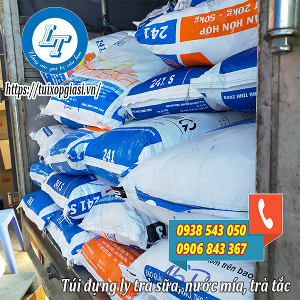 Kho sỉ lẻ túi đựng ly trà sữa, nước mía, trà tắc Kho sỉ lẻ túi đựng ly trà sữa, nước mía, trà tắc