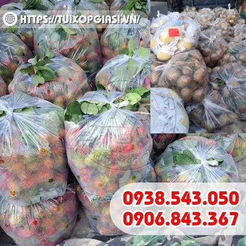 Túi bóng đục lỗ đựng rau củ