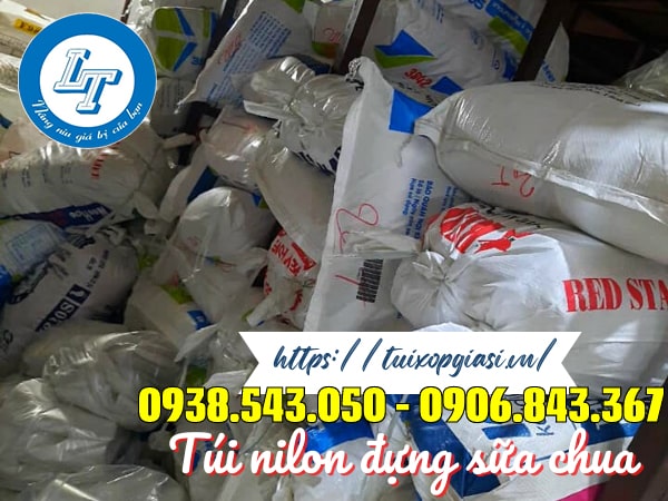 Kho túi nilon đựng sữa chua