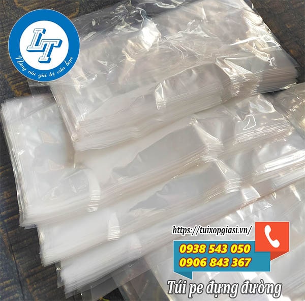 Kho xưởng túi pe đựng đường giá rẻ