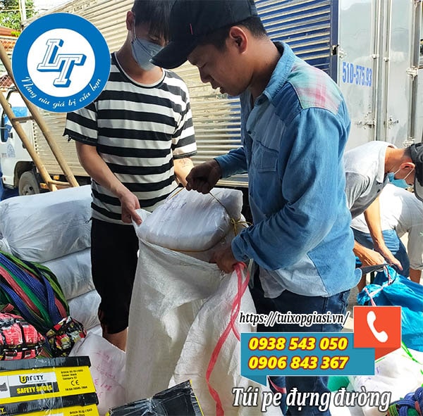 Kho xưởng túi pe đựng đường tphcm